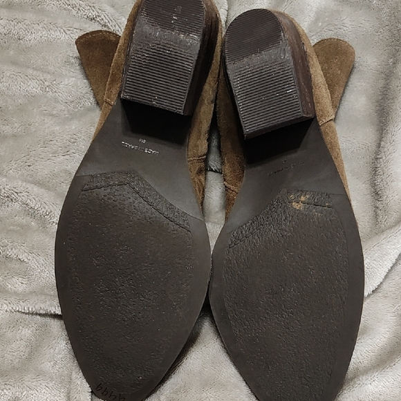 Society Amuse Matisse Brown Suede Ankle Boots Size 9M - Picture 8 of 9